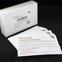 Burroughs Check Scanner Cleaning Cards